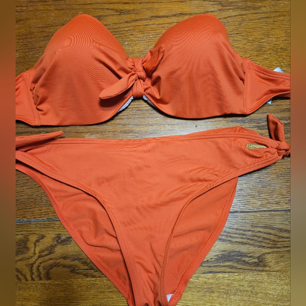 Lascana For VENUS Vibrant Orange Bikini Set